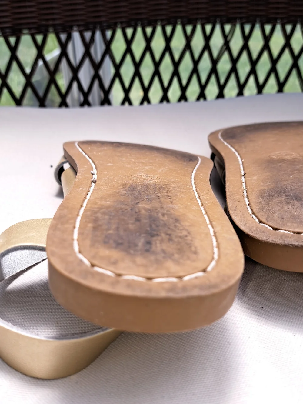 Salt Water Sandals Gold US Womens8-9 - Picture 12 of 16
